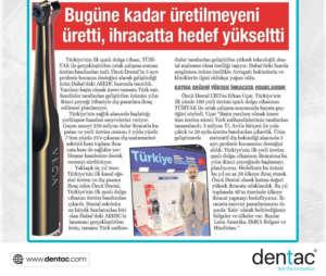 Öncü Dental, Türkiye’nin ilk yerli ışın dolgu cihazını gururla tanıttı!
